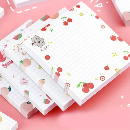 4pcs/set Fruit Pattern Sticky Notes