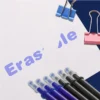 1 Pack Erasable Gel Pen Set, Erasable Pens + Refills + Erasers 0.5mm Erasable Pen Office School Stationery