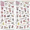 6pcs Little Red Rider Stickers