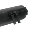 1pc Black Pencil Holder Pen Case EVA Hard Shell Stylus Earphone Pouch Stationery Cover Box Makeup Storage Bag Office Use