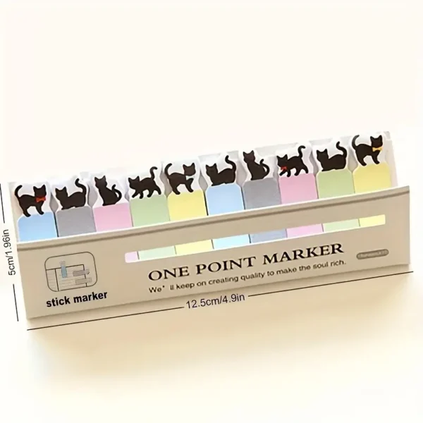150 Sheets/Pack, Random Cute Cat-Themed Sticky Notes Set
