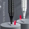 2 Pencils/set Low Center of Gravity Metal Mechanical Pencil Set
