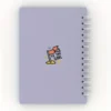 Pink Undated A5 Agenda Planner Notebook