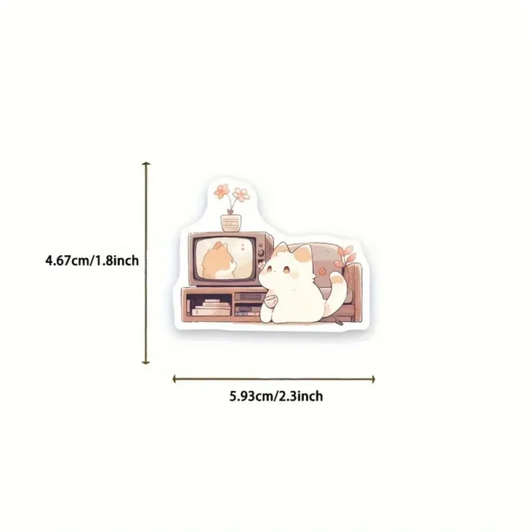 50 Adorable Kitty Stickers