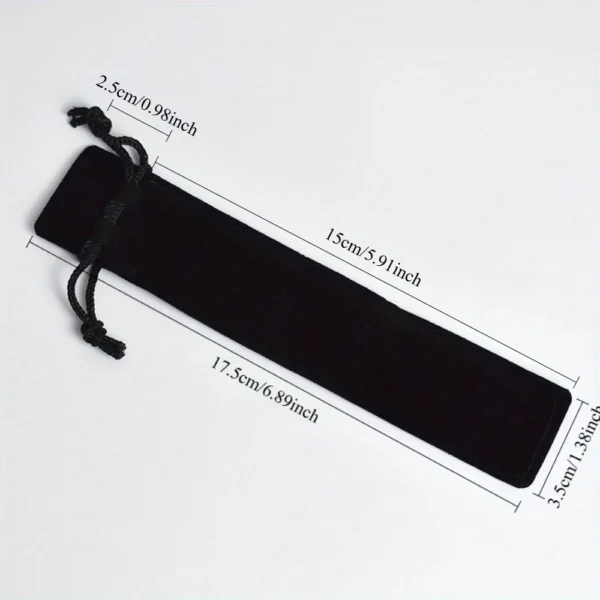 50 Pack Double-Sided Velvet Pencil Cases